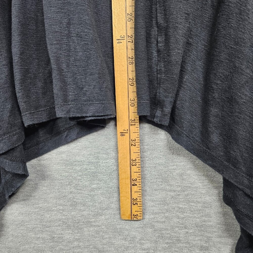 Ruti Women’s Stretch Hemp Long Sleeve Asymmetrical Tunic Oversize Top Size 1 - Picture 6 of 9